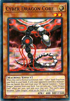 Cyber Dragon Core LEDD-ENB04 Yu-Gi-Oh! Light Play 1st Edition -image