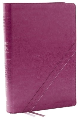 Thomas Nelson KJV, Word Study Reference Bible, Leathersoft, Pink (Leather Bound)-image