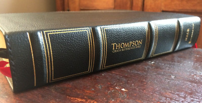 NASB 95 Thompson Chain Reference Bible - Red Letter, Genuine Leather - Zondervan-image