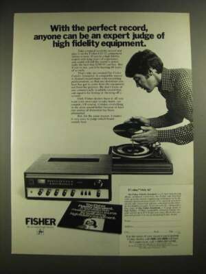1972 Fisher CO-12 Component Stereo System Ad - The Perfect Record-image