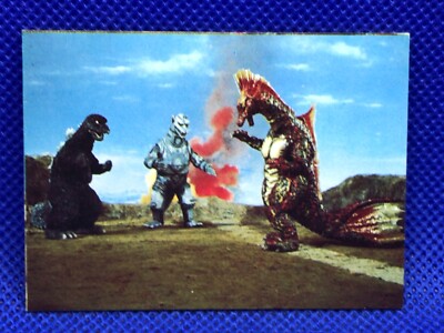 Terror of Mechagodzilla  Mini menko card 2.5 in No.137 TOHO 1970's Japanese F/S-image