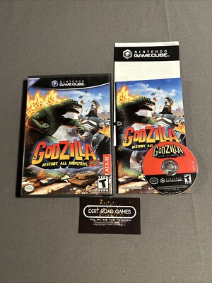 Godzilla: Destroy All Monsters Melee CIB GameCube Black Label Complete & Tested-image