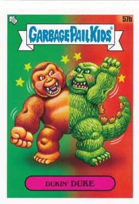 57b DUKIN' DUKE 2023 GPK Garbage Pail Intergoolactic Mayhem GODZILLA KING KONG-image