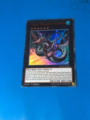 YUGIOH Ultra Rare Cyber Dragon Infinity DUOV-EN059 1st Edition-image