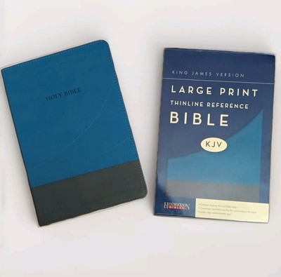 Bible-KJV-Large Print Hendrickson 2011 Imitation leather Thinline Reference-image