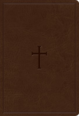 KJV Holy Bible/Super Giant Print Reference Bible/Words of Christ in red/Brow...-image