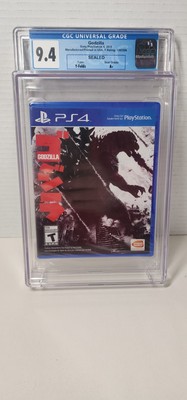 Godzilla (PlayStation 4, 2015) SEALED CGC graded 9.4 A+ Brand New-image