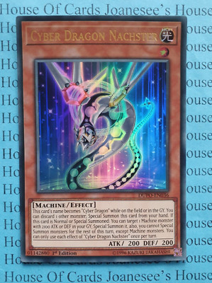Cyber Dragon Nachster DUPO-EN036 Ultra Rare Yu-Gi-Oh Card 1st Edition New-image