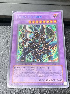 Yu-Gi-Oh Dark Paladin DMG-001 Secret Rare Limited Edition DAMAGED-image
