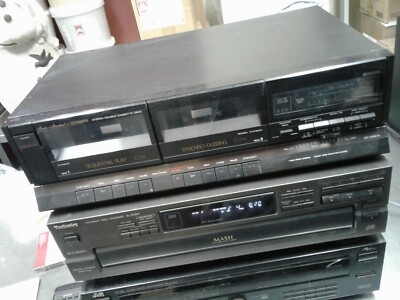 VTG Fisher CR-W881 Studio Standard Stereo Double Cassette Deck Player CLEAN-image