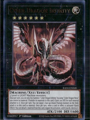 Yu-Gi-Oh! Cyber Dragon Infinity RA04-EN068 Ultra Rare 1st Edition NM-image