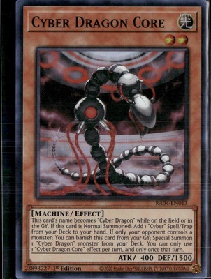 Yu-Gi-Oh! Cyber Dragon Core RA04-EN013 Super Rare 1st Edition NM-image