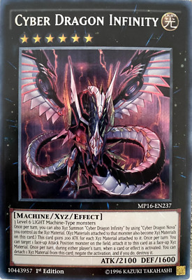 Cyber Dragon Infinity - MP16-EN237 - *Secret Rare* First Edition Yugioh TCG Card-image