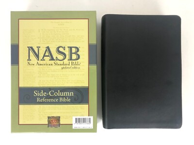 NASB Side Column Reference Foundation Pub. Updated Ed. Genuine Leather box-image