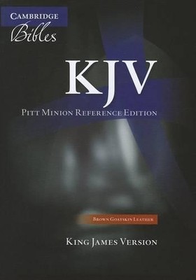 KJV Pitt Minion Reference Bible, Brown Goatskin Leat (Leather Bound) (UK IMPORT)-image