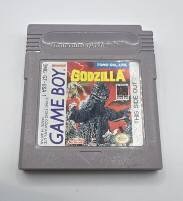 Nintendo Game Boy Godzilla 1990 Original Cartridge Authentic-image