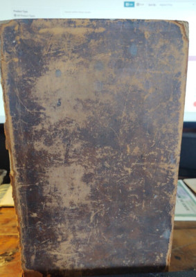 Antique GREEK & ENGLISH LEXICON 1833 James Donnegan 1st American Ed. 1,413 pgs-image
