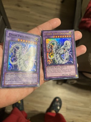 Cyber Dragon x2 Cards Light Played Yugioh (Read Description!)-image