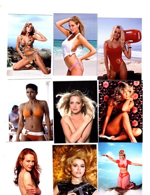 FEMALE SEX SYMBOLS   CUSTOM TRADING CARD 18 CARDS SEIRES SET-image
