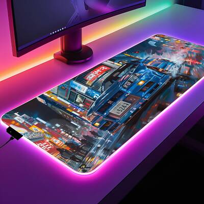 Godzilla R34 GTR - LED Gaming Desk Mat-image