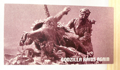 Godzilla Raids again Japanese Monster Encyclopedia 2 Card SFX TCG M-01-image
