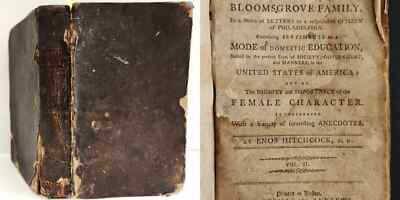 1790 antique BLOOMSGROVE FAMILY MEMOIR female character vain beauty educate VOL2-image