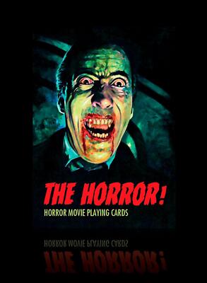 Horror Movie (King Kong Godzilla Dracula Frankenstein) Playing Cards by Piatnik-image