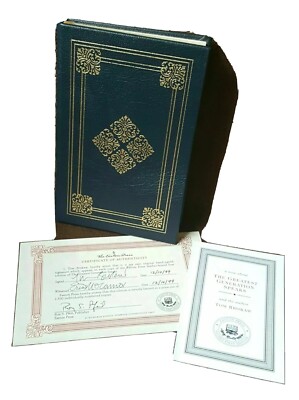 Tom Brokaw SIGNED Book The Greatest Generation Speaks AUTOGRAPH Easton Press COA-image