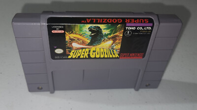 Super Godzilla [1st Print] Super Nintendo SNES Cartridge Loose-image
