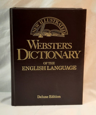 1992 Websters Dictionary English Language Deluxe Edition Pamco Leather-image