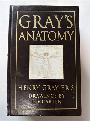 Henry Gray Gray's Anatomy Barnes & Noble 1995 Leather Reprint-image