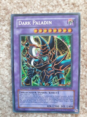 YUGIOH DARK PALADIN SECRET RARE  DMG-EN001 LTD ED NM-image