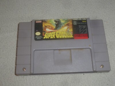 SUPER NINTENDO SNES GAME CARTRIDGE ONLY GODZILLA TOHO CO-image