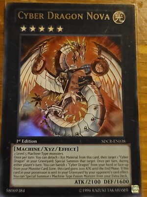 Cyber Dragon Nova SDCR-EN038 (1st Edition-Ultra Rare)-image