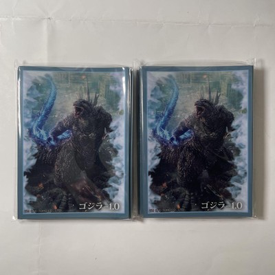 Broccoli Trading Card Lot Ex Godzilla 1.0 E Prize 4, 2pcs Character Sleeves-image