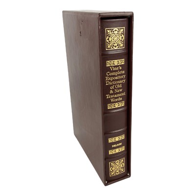 Vines Complete Expository Dictionary Old and New Testament Words Leather Bound-image