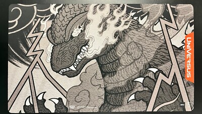 Gen Con 24 Universus Black & White Godzilla Playmat-image