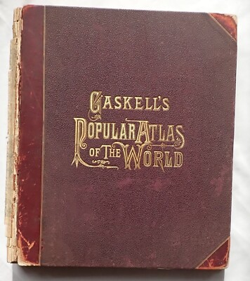 1887 GASKELL'S FAMILY COMPLETE ATLAS OF THE WORLD-image