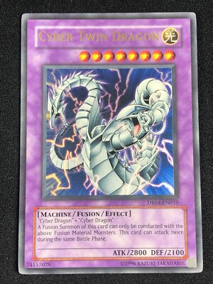 YUGIOH CYBER TWIN DRAGON DR04-EN035 ULTRA LP-image