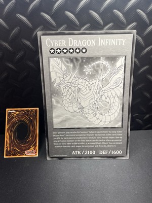 | Yugioh Cyber Dragon Infinity Duel Overload Jumbo Oversized Card NM/LP  🔥 |-image