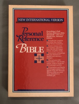 The Holy Bible: Personal Reference Bible (1984, New International Version)-image