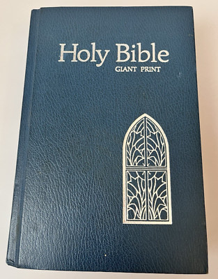 Holy Bible Giant Print Reference King James Words of Christ in Red 1976 KJV-image