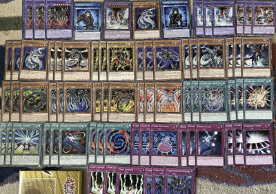 YuGiOh Zane Truesdale Cyberdark Cyber Dragon Deck & Secret Rares  + Game Mat-image