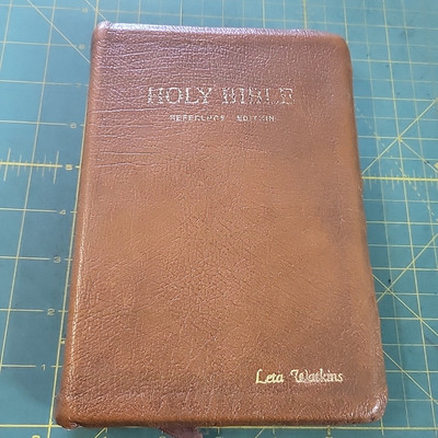 Kjv Holy Bible Reference Edition Words Of Christ In Red Nelson 686br Leather -image