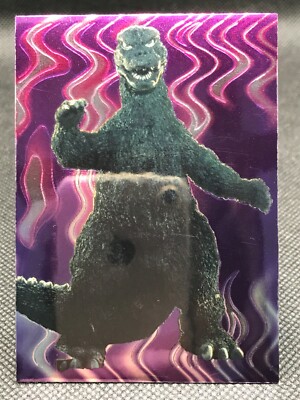 GODZILLA TCG Trading Card Game AMADA TOHO JAPAN 1996 Rare Vintage F/S No.4-image
