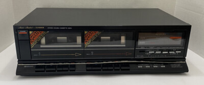 VTG Fisher CR-W853 Studio Standard Stereo Double Cassette Deck Player-image