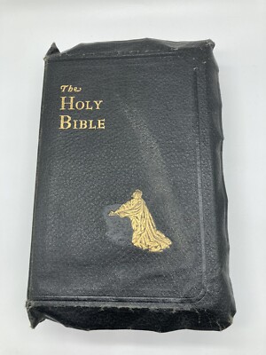 Vintage Holy Bible The Good Will Minute Reference Ed Thumb Index National 1943-image
