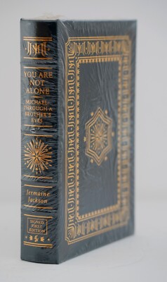 You are Not Alone SIGNED Jermaine Jackson SEALED Easton Press FIRST EDITION-image