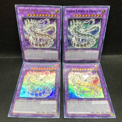 Yu-Gi-Oh! English Version Cyber ​​Eternity Dragon Colorful Ultra Lds2-En033 1 Ea-image