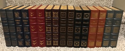 easton press Novels JAMES MICHENER 16 vols Hawaii Texas Source Alaska Space ..-image